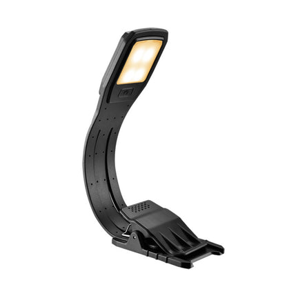 คลิปหนีบหนังสือแบบพกพาโคมไฟป้องกันดวงตาแบบชาร์จไฟได้สี่เกียร์, Four-Gear Clip Light