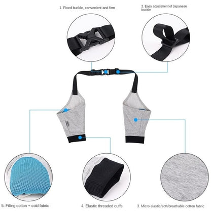 แผ่นรองเข่าสัตว์เลี้ยง Breathable Dog Elbow Brace Front Leg Brace, S, M, L, XL, XXL