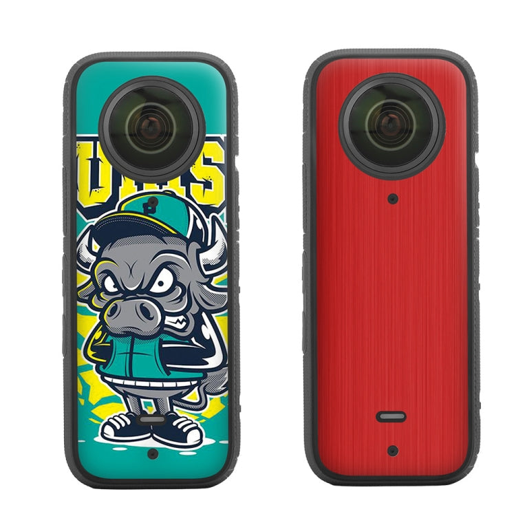 Sunnylife IST-TZ485 สำหรับ DJI Insta360 X3 Panoramic กล้อง PVC Protection Scraper Film สติกเกอร์