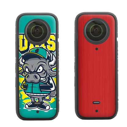 Sunnylife IST-TZ485 สำหรับ DJI Insta360 X3 Panoramic กล้อง PVC Protection Scraper Film สติกเกอร์