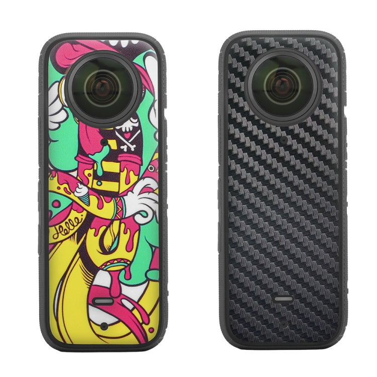 Sunnylife IST-TZ485 สำหรับ DJI Insta360 X3 Panoramic กล้อง PVC Protection Scraper Film สติกเกอร์