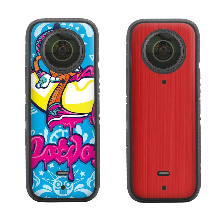 Sunnylife IST-TZ485 สำหรับ DJI Insta360 X3 Panoramic กล้อง PVC Protection Scraper Film สติกเกอร์