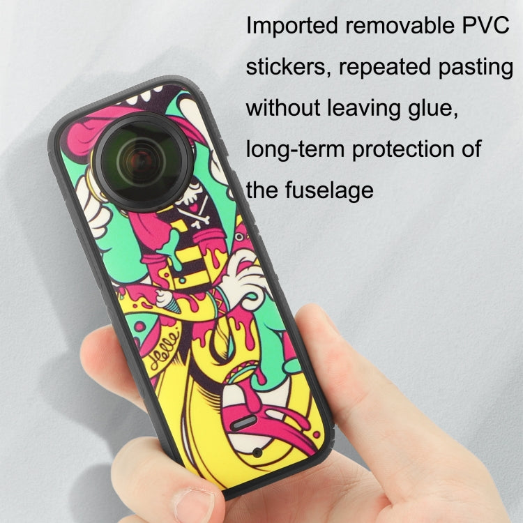 Sunnylife IST-TZ485 สำหรับ DJI Insta360 X3 Panoramic กล้อง PVC Protection Scraper Film สติกเกอร์
