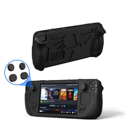 สำหรับ Steam Deck V V4-1 เคสซิลิโคนกันลื่นสำหรับคอนโซลพ็อกเก็ตพร้อมฟังก์ชั่นตัวยึด, V4-1Black), V4-1(Red), V4-1(Green), V4-1(Blue)