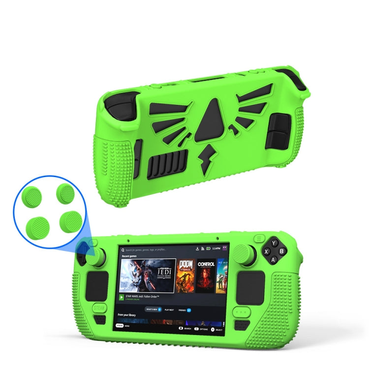 สำหรับ Steam Deck V V4-1 เคสซิลิโคนกันลื่นสำหรับคอนโซลพ็อกเก็ตพร้อมฟังก์ชั่นตัวยึด, V4-1Black), V4-1(Red), V4-1(Green), V4-1(Blue)