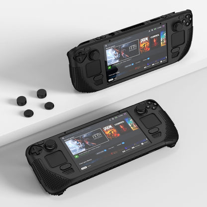 สำหรับ Steam Deck V V4-1 เคสซิลิโคนกันลื่นสำหรับคอนโซลพ็อกเก็ตพร้อมฟังก์ชั่นตัวยึด, V4-1Black), V4-1(Red), V4-1(Green), V4-1(Blue)