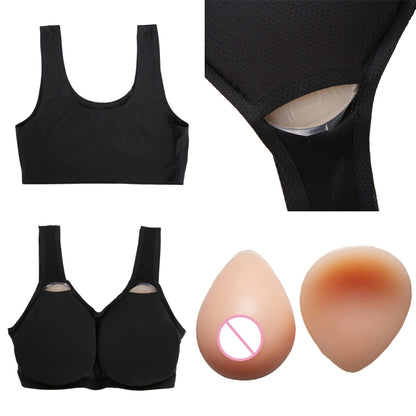 CD Crossdressing ซิลิโคนเสื้อชั้นในเต้านมปลอม, AA+XS 400g, A+S 500g, B+M 600g, C+L 800g, D+XL 1000g, DD+XXL 1200g, E+XXXL 1400g, EE+XXXXL 1600g