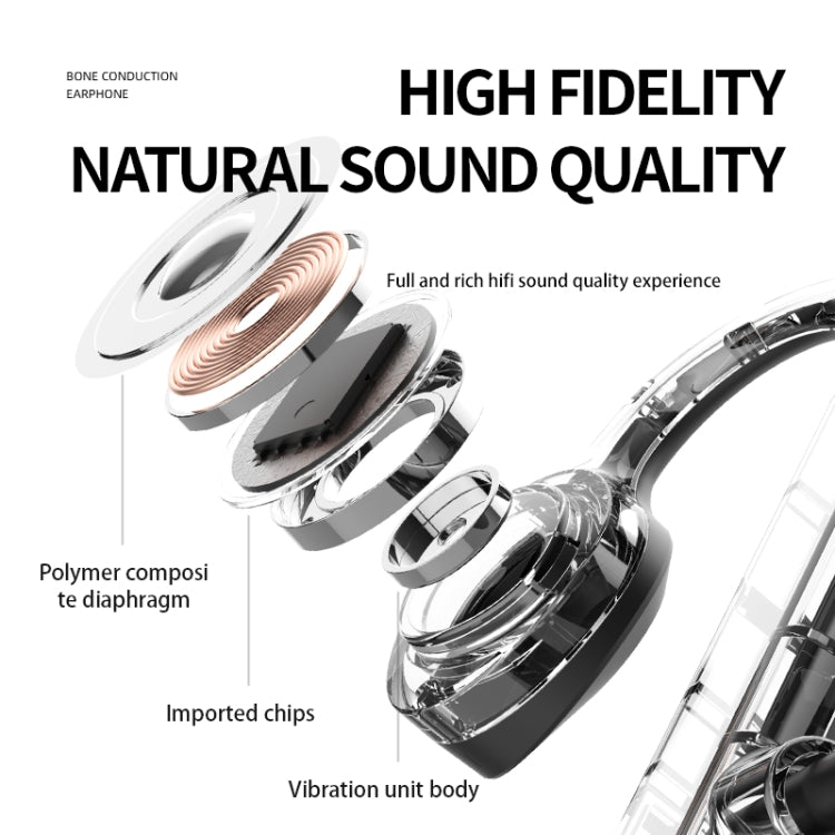 K69 ชุดหูฟังบลูทูธ Sound Conduction Binoconic Business Sports Earphone, K69 Black, K69 Green