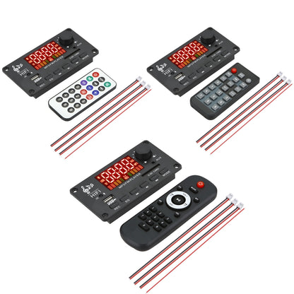JX-Y04 12V 50W หน้าจอสีบอร์ดถอดรหัส Bluetooth, รองรับ FM / โทร / บันทึก, JX-Y04 White, JX-Y04 Black, JX-Y04 Black White