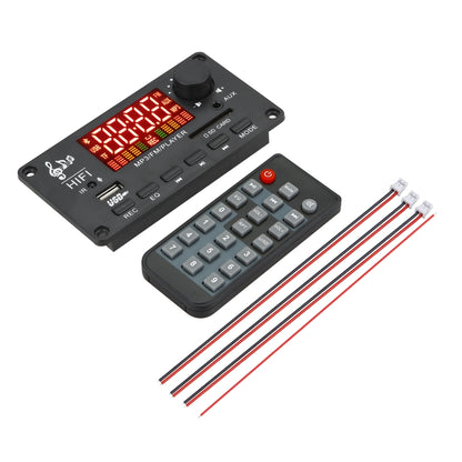 JX-Y04 12V 50W หน้าจอสีบอร์ดถอดรหัส Bluetooth, รองรับ FM / โทร / บันทึก, JX-Y04 White, JX-Y04 Black, JX-Y04 Black White