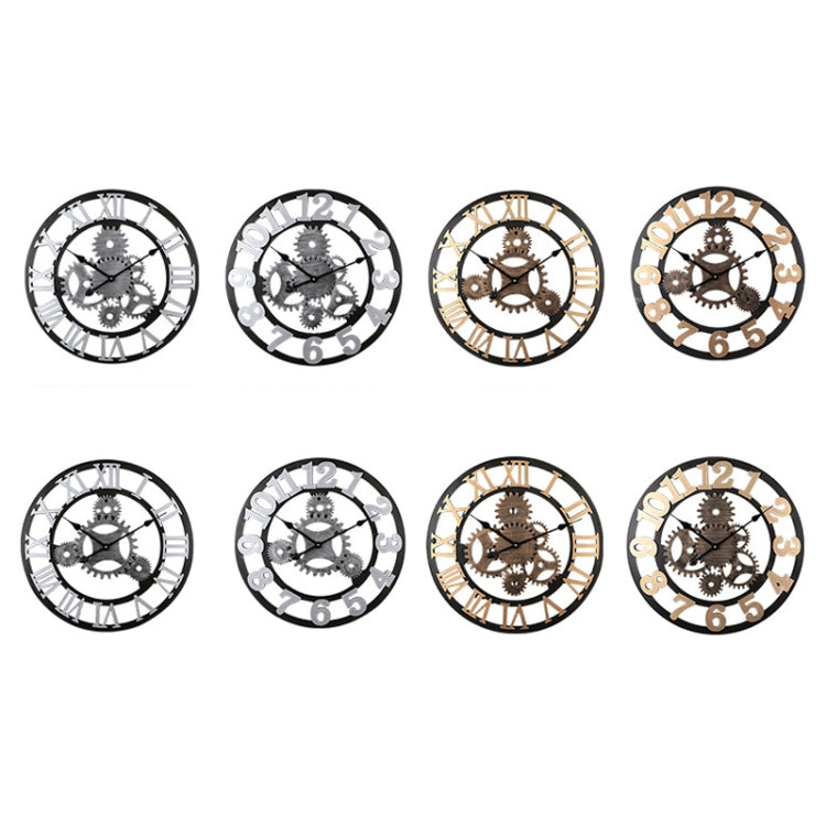 นาฬิกาติดผนังเงียบเกียร์ไม้วินเทจ, Rome Number 58cm 6 Gears Golden, Rome Number  58cm  6 Gears  Silver, Rome Number  58cm 4 Gears Golden, Rome Number  58cm 4 Gears Silver, Number 58cm 4 Gears Silver