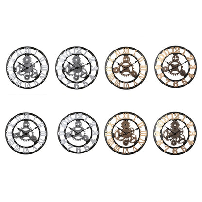 นาฬิกาติดผนังเงียบเกียร์ไม้วินเทจ, Rome Number 58cm 6 Gears Golden, Rome Number  58cm  6 Gears  Silver, Rome Number  58cm 4 Gears Golden, Rome Number  58cm 4 Gears Silver, Number 58cm 4 Gears Silver