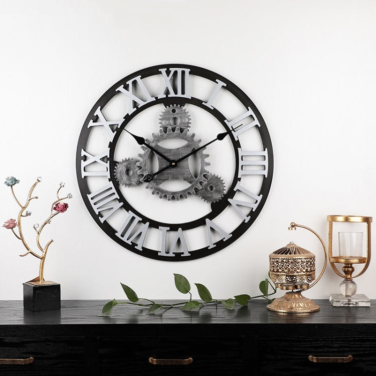 นาฬิกาติดผนังเงียบเกียร์ไม้วินเทจ, Rome Number 58cm 6 Gears Golden, Rome Number  58cm  6 Gears  Silver, Rome Number  58cm 4 Gears Golden, Rome Number  58cm 4 Gears Silver, Number 58cm 4 Gears Silver