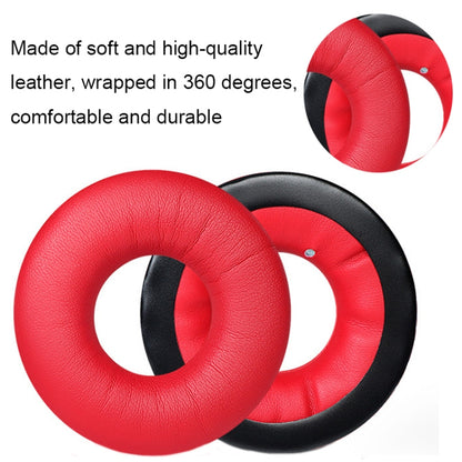 1 คู่ชุดหูฟังฟองน้ำหุ้มสำหรับ Sennheiser HD25-1II/25/25SP/25SP-II, Black, Red, Yellow, Blue, White, Black Wrinkled