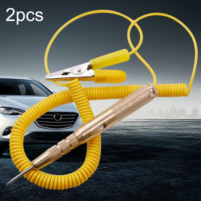 2 ชิ้น 6-24V รถยนต์ปากกาทดสอบวงจร LED มัลติฟังก์ชั่นทดสอบผ่านไฟทดสอบไฟทดสอบปากกาทดสอบ, LED Spring Test Pen