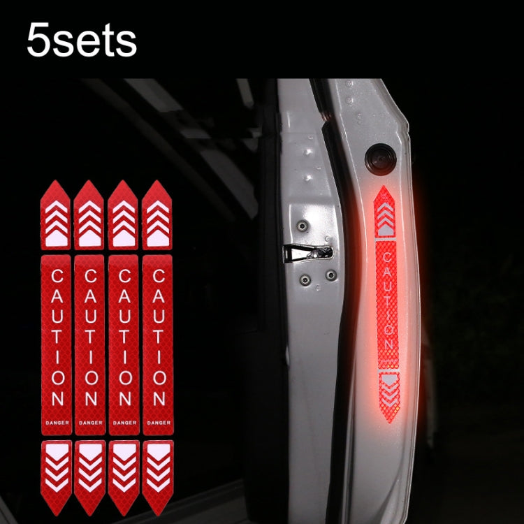 5sets ตัวสะท้อนแสงเตือนความปลอดภัยป้องกันการชนกันเปิดประตูรถ, 5sets Fluorescent Green, 5sets Diamond White, 5sets Diamond Red, 5sets Diamond Blue, 5sets Diamond Yellow