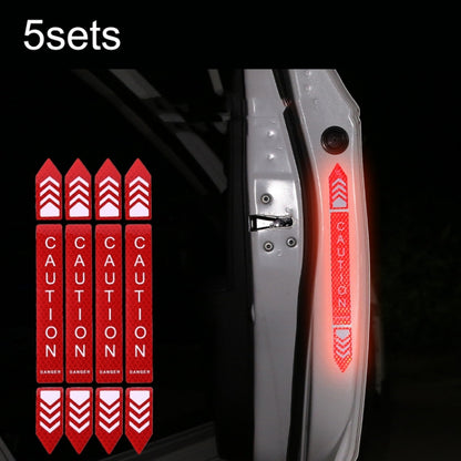5sets ตัวสะท้อนแสงเตือนความปลอดภัยป้องกันการชนกันเปิดประตูรถ, 5sets Fluorescent Green, 5sets Diamond White, 5sets Diamond Red, 5sets Diamond Blue, 5sets Diamond Yellow