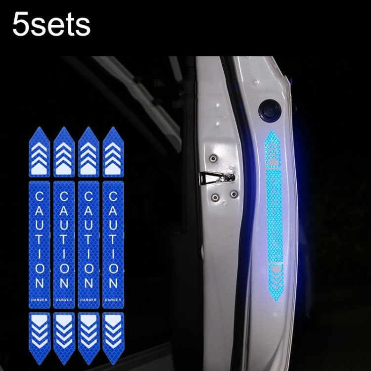 5sets ตัวสะท้อนแสงเตือนความปลอดภัยป้องกันการชนกันเปิดประตูรถ, 5sets Fluorescent Green, 5sets Diamond White, 5sets Diamond Red, 5sets Diamond Blue, 5sets Diamond Yellow