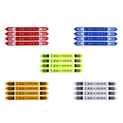 5sets ตัวสะท้อนแสงเตือนความปลอดภัยป้องกันการชนกันเปิดประตูรถ, 5sets Fluorescent Green, 5sets Diamond White, 5sets Diamond Red, 5sets Diamond Blue, 5sets Diamond Yellow