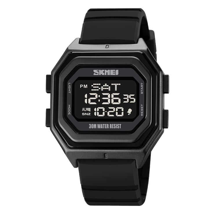 SKMEI 1875 Men Outdoor Electronic Watch Timing Multi-Functional Watch สไตล์:, 1875 Steel Band Black Machine, 1875 Silicone Band White Machine, 1875 Silicone Band Black Machine, 1875 Steel Band White Machine