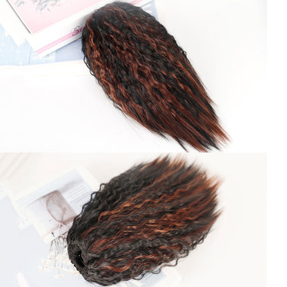 LS868 วิกผมหางม้าแบบผูกผมเปียแบบผูกเชือก LS868, 1B, 1BH27, 1BH30, 1BH33, 1BH613, 1BHBlue2, 1BHBug, 1BT27, 1BT30, 1BTBlue2, 1BTBug, 2, 4, 4H27, 16, 27, 27H613, 30, 33, 2312, Blue2, Bug, 73C