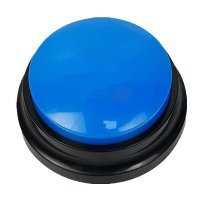ปุ่มสื่อสารสำหรับสัตว์เลี้ยง Dog Vocal Box Recording Vocalizer สไตล์: รูปแบบการบันทึก, Dark Blue, Light Blue, Green, Purple, Red, Orange, Rose Red, Pink, Yellow, Lake Blue, White
