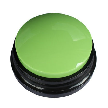 ปุ่มสื่อสารสำหรับสัตว์เลี้ยง Dog Vocal Box Recording Vocalizer สไตล์: รูปแบบการบันทึก, Dark Blue, Light Blue, Green, Purple, Red, Orange, Rose Red, Pink, Yellow, Lake Blue, White