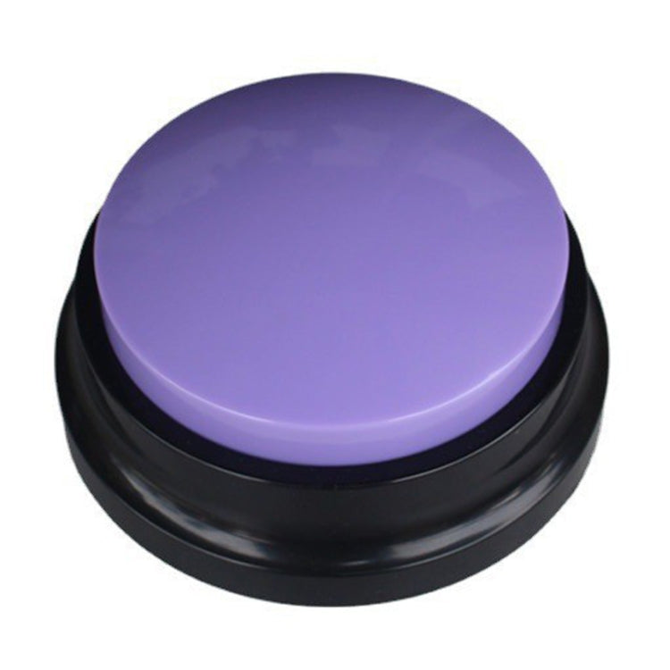 ปุ่มสื่อสารสำหรับสัตว์เลี้ยง Dog Vocal Box Recording Vocalizer สไตล์: รูปแบบการบันทึก, Dark Blue, Light Blue, Green, Purple, Red, Orange, Rose Red, Pink, Yellow, Lake Blue, White