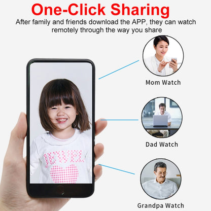 Smart WiFi Children Monitor 1080P HD กล้องเครือข่ายการถ่ายภาพกีฬา, WK11