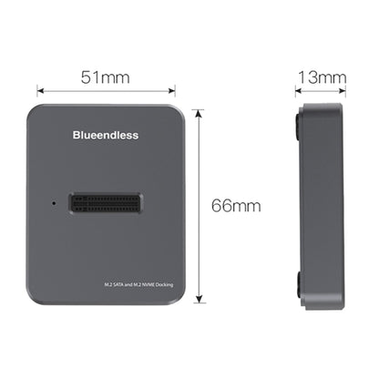Blueendless SD03 M.2 SATA/NVME Dual Protocol Solid-State ฐานฮาร์ดดิสก์, SD03 (M.2 SATA/NVME Dual Protocol)