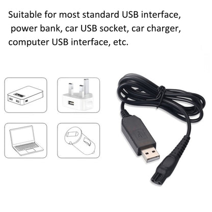 2 ขาย HQ8505 15V เครื่องโกนหนวดสายชาร์จ USB สำหรับ PHILIPS HQ7120 HQ8830 PT730 AT757 RQ1060, 2pcs HQ8505 USB Plug