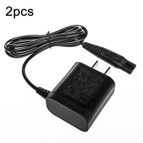 2pcs HQ850 8V อะแดปเตอร์เครื่องโกนหนวดสำหรับ PHILIPS HQ915 HQ916 HQ988 HQ909 S5077, US Plug, 2pcs HQ850 US Plug