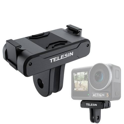 สำหรับ DJI OSMO Action 3 TELESIN Magnetic Two Claw Adapter Action Camera อุปกรณ์เสริม, Magnetic Two Claw Adapter