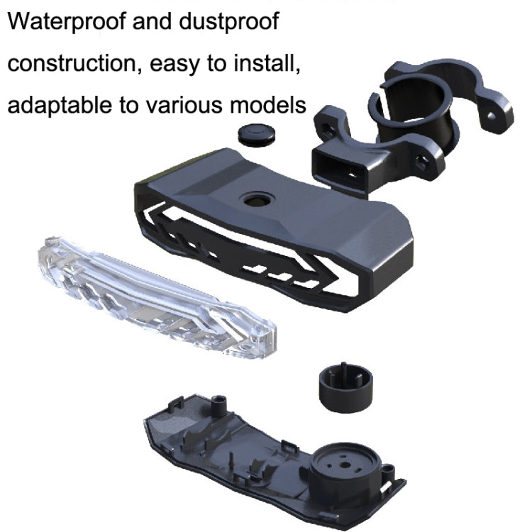 SF31 จักรยานสมาร์ทเบรคไฟท้าย USB Alerter Night Ride Ride Mountain Vehicle เปิดไฟท้าย LED, SF31 New Remote Control