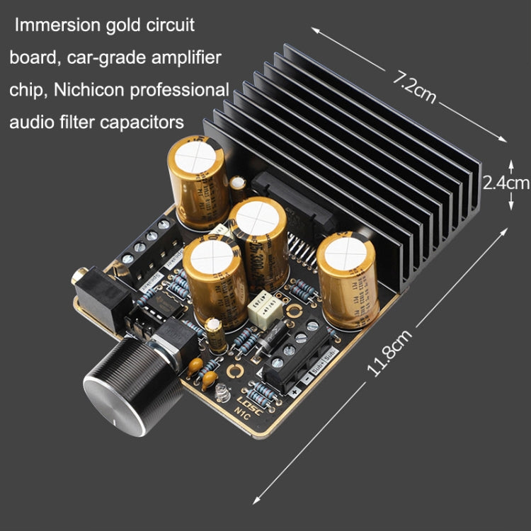 TDA7850 เครื่องขยายเสียง 2.1 ช่อง 2x80W รถ AB ประเภทเครื่องขยายเสียงโมดูล DIY High Power 120W Bass, TDA7850