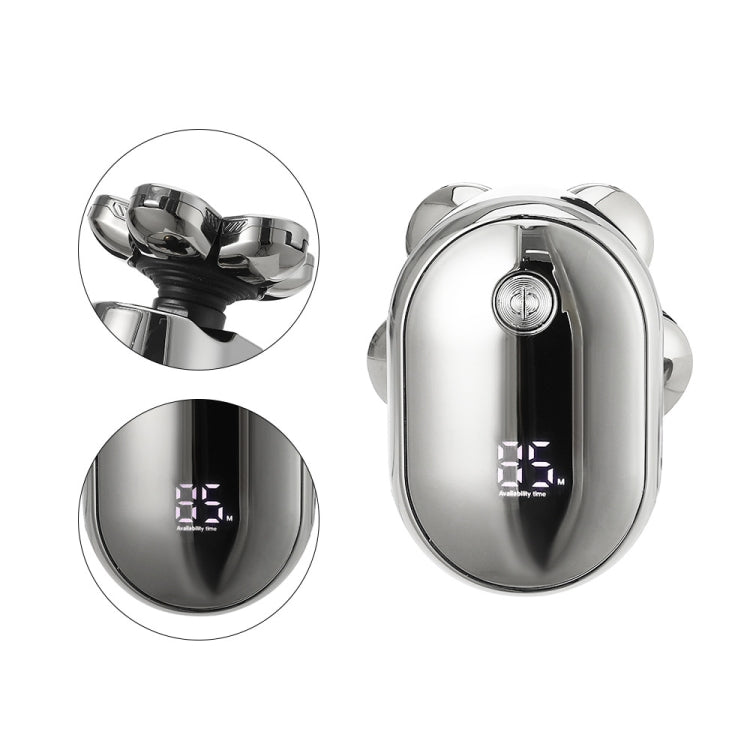 VGR V-395 2 in 1 ใบมีดหกใบอัจฉริยะจอแสดงผลดิจิตอลเครื่องโกนหนวดไฟฟ้า, V-395