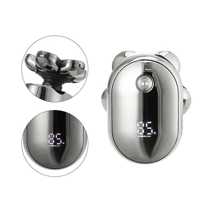 VGR V-395 2 in 1 ใบมีดหกใบอัจฉริยะจอแสดงผลดิจิตอลเครื่องโกนหนวดไฟฟ้า, V-395