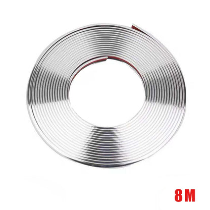 W12 8m / ม้วนรถล้อสะท้อนแสงสากลแถบตกแต่งไฟฟ้า, 1roll Electroplating Gold, 1roll Electroplating Silver, 1roll Electroplating Purple, 1roll Electroplating Red, 1roll Electroplating Blue