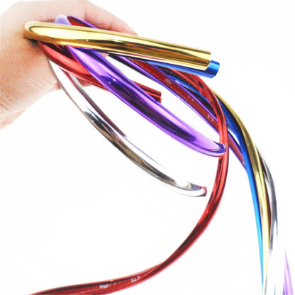 W12 8m / ม้วนรถล้อสะท้อนแสงสากลแถบตกแต่งไฟฟ้า, 1roll Electroplating Gold, 1roll Electroplating Silver, 1roll Electroplating Purple, 1roll Electroplating Red, 1roll Electroplating Blue