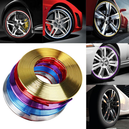 W12 8m / ม้วนรถล้อสะท้อนแสงสากลแถบตกแต่งไฟฟ้า, 1roll Electroplating Gold, 1roll Electroplating Silver, 1roll Electroplating Purple, 1roll Electroplating Red, 1roll Electroplating Blue