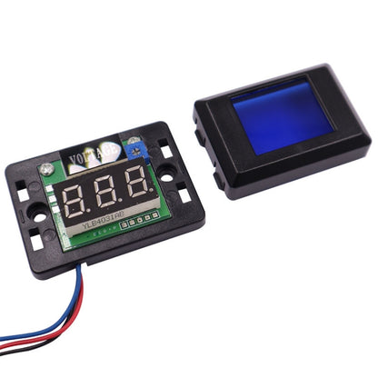 DES-2 เครื่องวัดแรงดันแบตเตอรี่รถยนต์ DC LED ดิจิตอล แสดงผล 12V รถจักรยานยนต์ RV เรือยอร์ชเครื่องวัดแรงดันไฟฟ้า, DES-2 Voltage Meter Red, DES-2 Voltage Meter Blue, DES-2 Voltage Meter Orange, DES-2 Voltage Meter White, DES-2 Voltage Meter Green