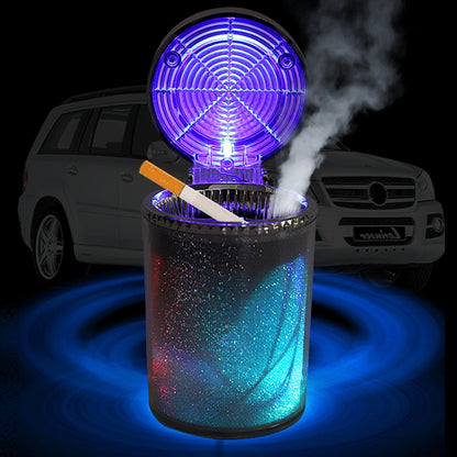 ที่เขี่ยบุหรี่ช่องแอร์รถยนต์พร้อมไฟ LED, With LED Light