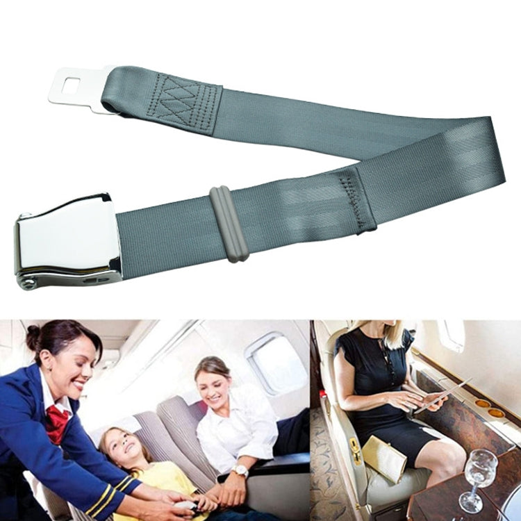 เข็มขัดนิรภัยแบบปรับได้สองจุดสำหรับเครื่องบิน, Aircraft Buckle Seat Belt(Black), Aircraft Buckle Seat Belt(Gray)
