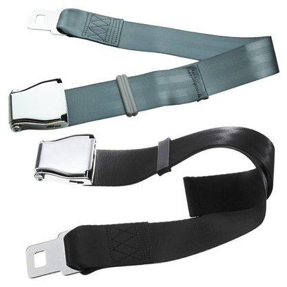 เข็มขัดนิรภัยแบบปรับได้สองจุดสำหรับเครื่องบิน, Aircraft Buckle Seat Belt(Black), Aircraft Buckle Seat Belt(Gray)