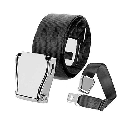 เข็มขัดนิรภัยแบบปรับได้สองจุดสำหรับเครื่องบิน, Aircraft Buckle Seat Belt(Black), Aircraft Buckle Seat Belt(Gray)