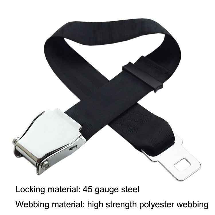 เข็มขัดนิรภัยแบบปรับได้สองจุดสำหรับเครื่องบิน, Aircraft Buckle Seat Belt(Black), Aircraft Buckle Seat Belt(Gray)
