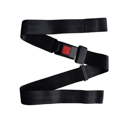 2 ชิ้น B7 ติดตั้งฟรีรถจักรยานยนต์ / เปลหาม / เข็มขัดนิรภัยวีลแชร์ไฟฟ้า, Seat Belt (Black)