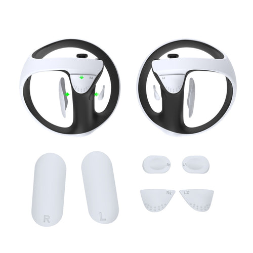 สำหรับ PS5 VR2 DOBE ชุดแผ่นซิลิโคนกันลื่นที่จับปุ่มป้องกัน, TP5-2512