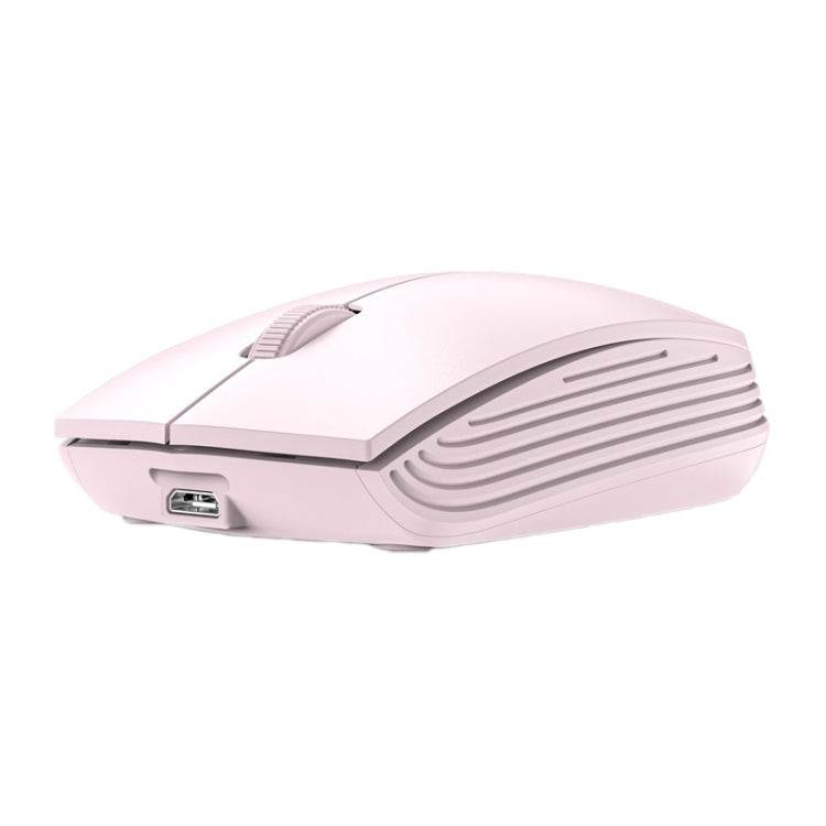 811 3 Keys Laptop Mini Wireless Mouse Portable Optical Mouse, ข้อมูลจำเพาะ:, Double Model (Pink)