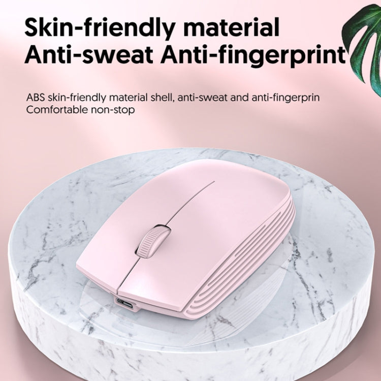811 3 Keys Laptop Mini Wireless Mouse Portable Optical Mouse, ข้อมูลจำเพาะ:, Double Model (Pink)